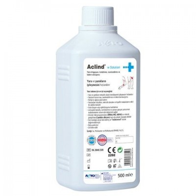 Aclind w Solution 500 ml | Yara İrrigasyon, Temizleme, Nemlendirme ve Bakım Solüsyonu